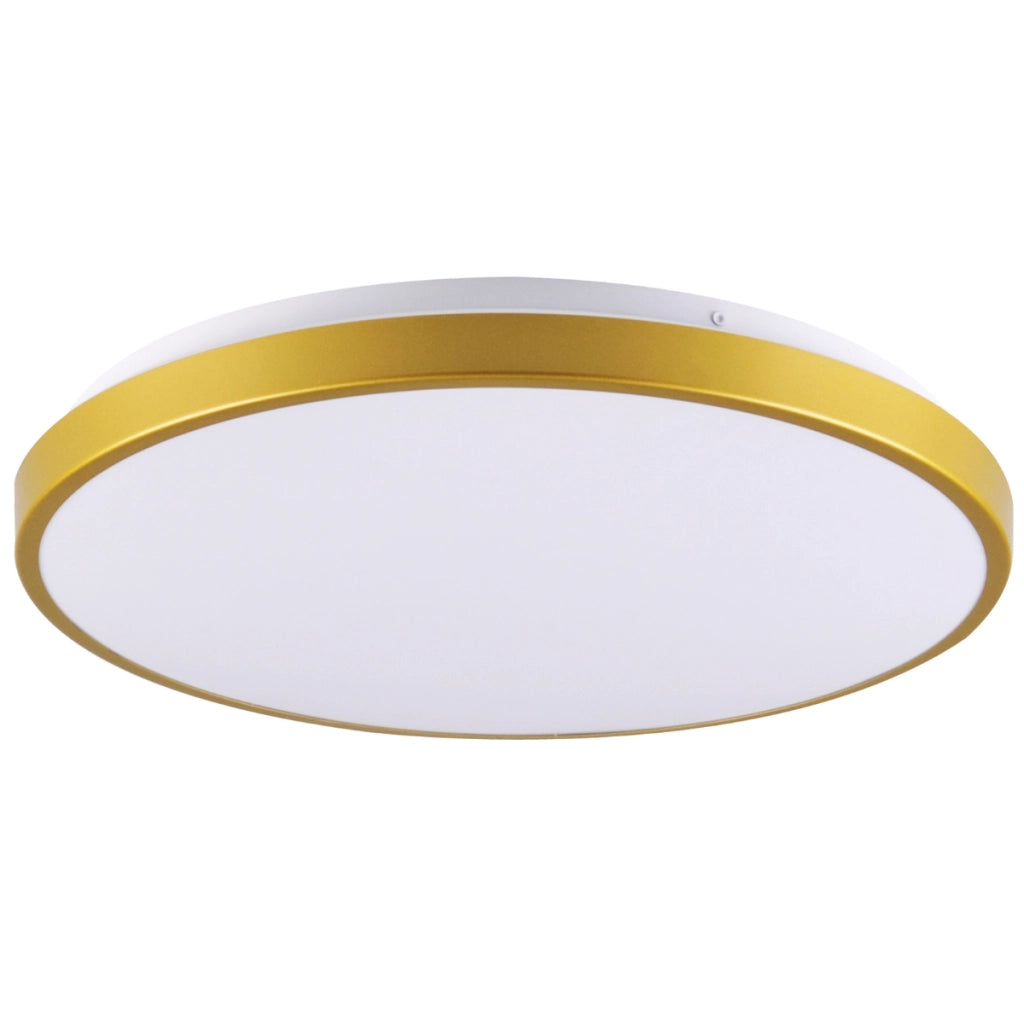 Plafoniera LED Polux Kern bianco oro 39cm 24W 4000K