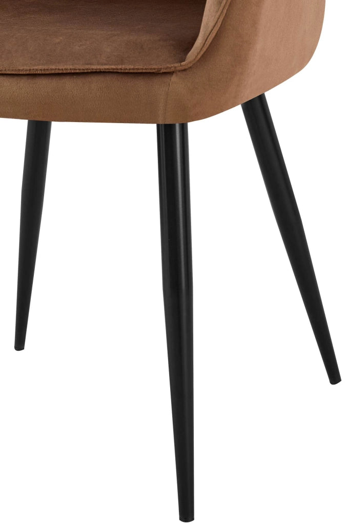 2er Set Esszimmerstuhl Boise Samt