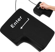 Accessorio per scrivania in piuma - Tappetino da ufficio - Piuma per scrivania - Nero - Accessorio per scrivania confortevole - Ideale per ufficio e casa - Adatto per il tempo di pranzo