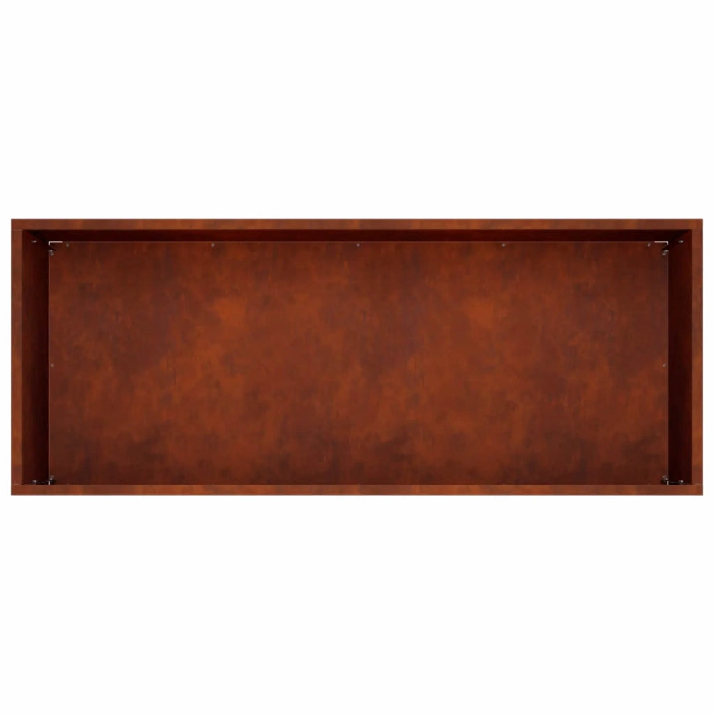 Vaso da giardino Ruggine 100 x 40 x 40 cm Acciaio Corten 8005258