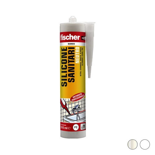 SILICONE SANITARI NEUTRO SNS- Bianco - 310 ml- FISCH- pezzi 1