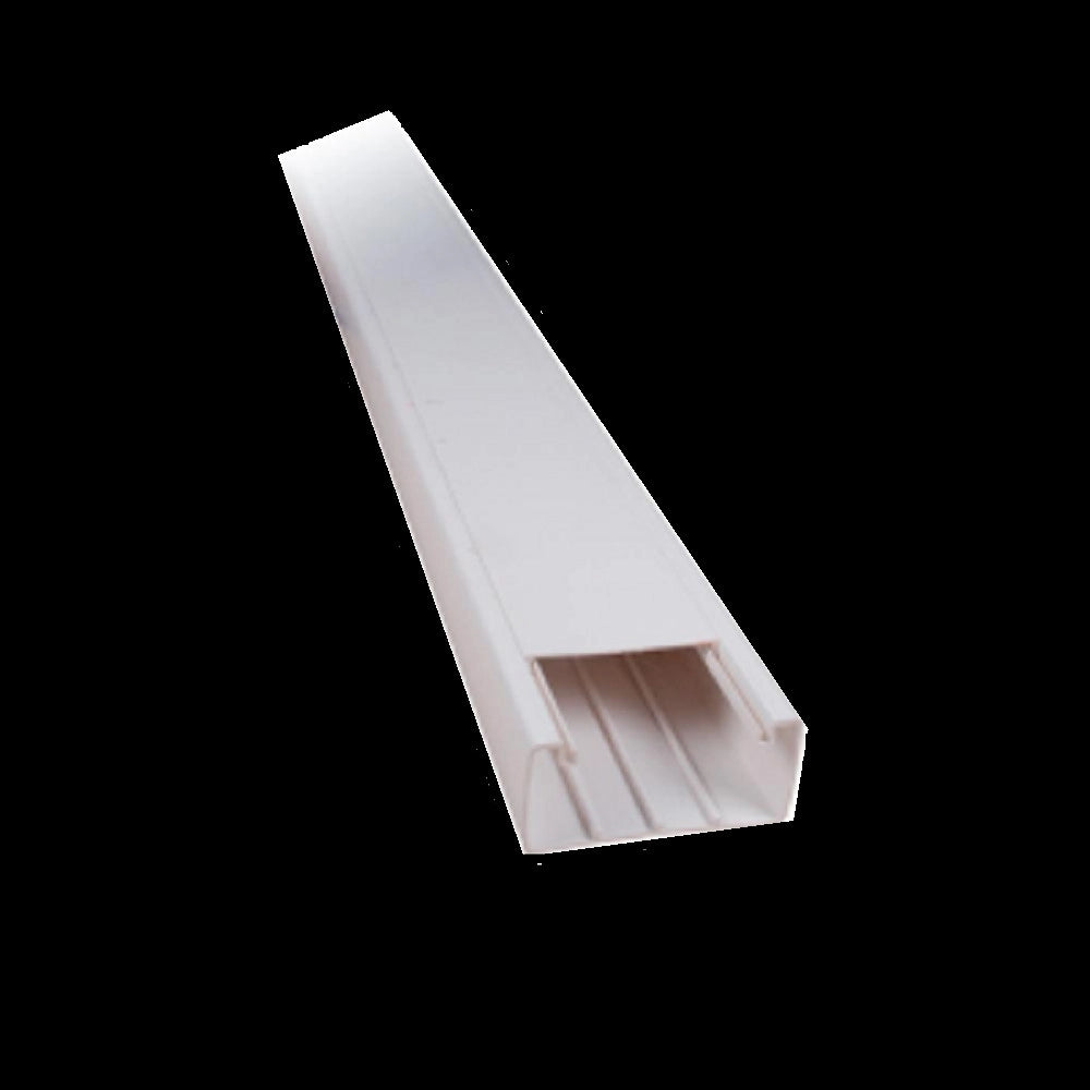 Trade Shop - Set 2 Canalina Elettrica Passacavi Plastica 2mt 16x16mm Autoadesiva Ct2 5621616a -