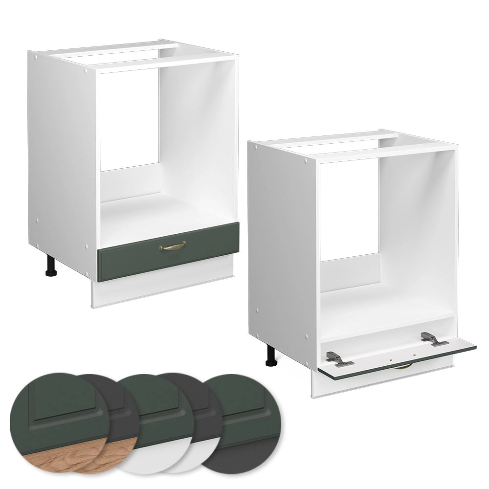 Vicco Mobile per forno da incasso Verde-oro Country House 60 cm senza piano di lavoro