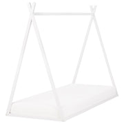 Letto per bambini con baldacchino in legno di pino bianco 90 x 200 cm cameretta elegante
