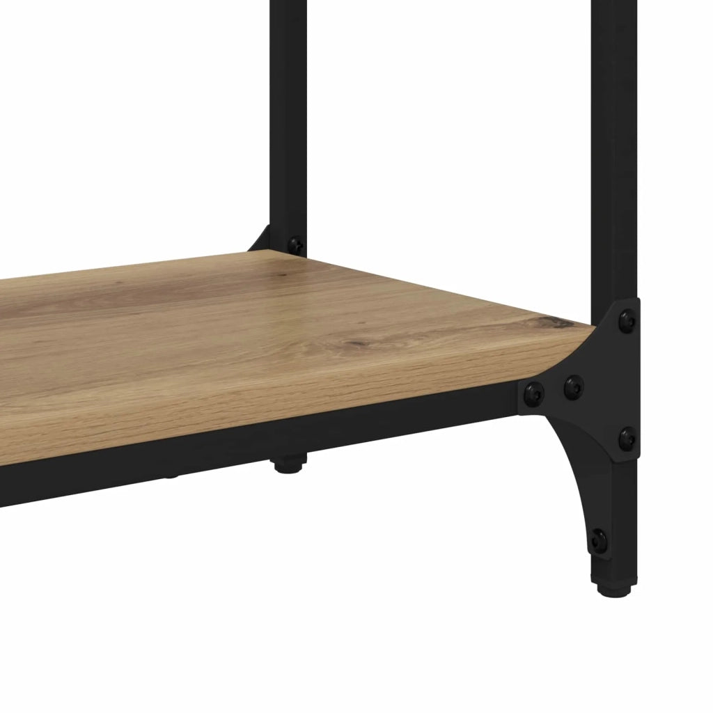 Tavolo consolle Rovere artigianale 75 x 29 x 75 cm