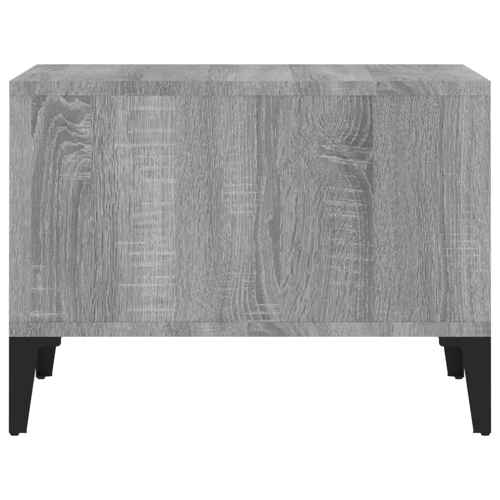 Tavolino da Salotto grigio sonoma 60x50x36,5 cm in Multistrato cod mxl 20319