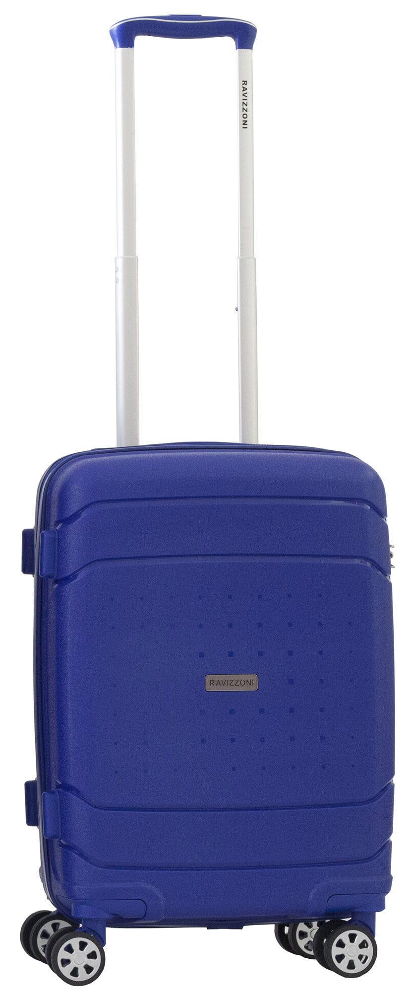 Trolley Valigia Bagaglio a Mano Rigida in Polipropilene 4 Ruote TSA Ravizzoni Cuba Libre Blu