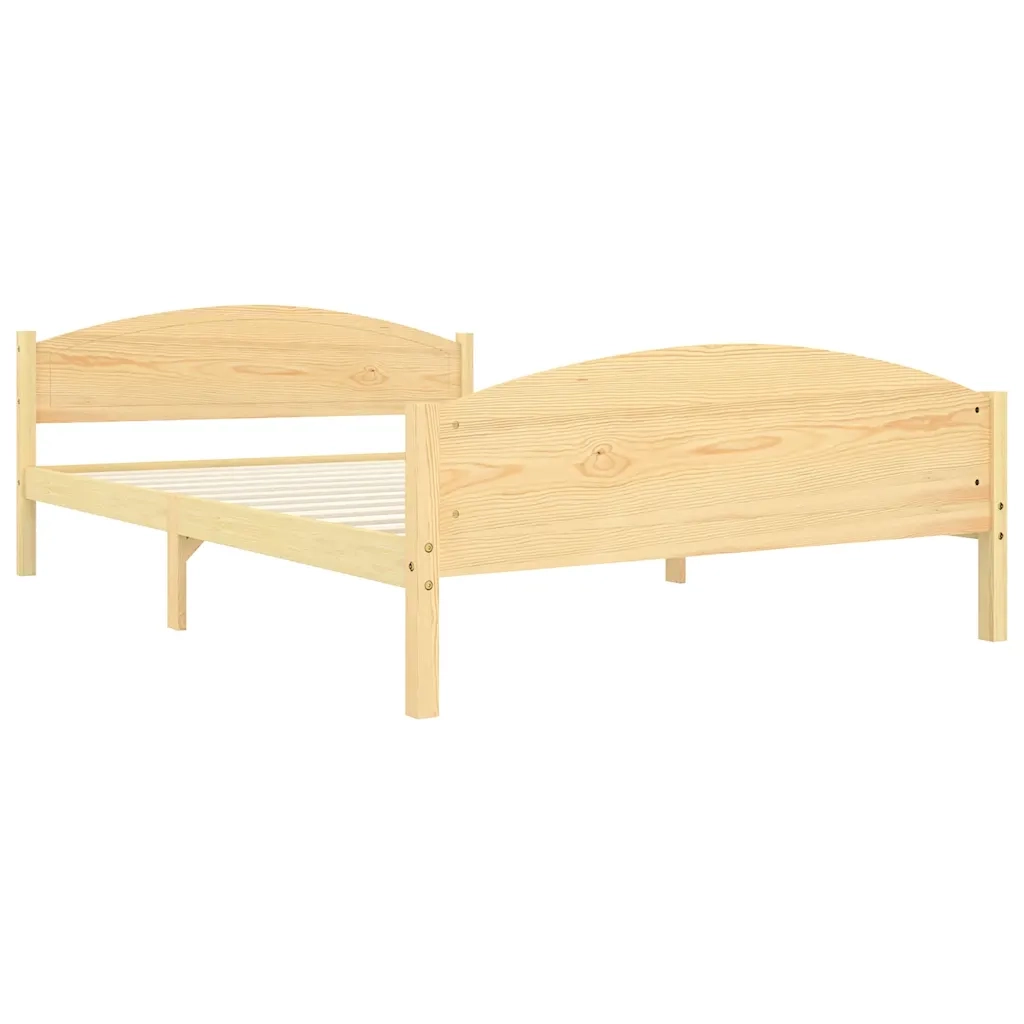Giroletto senza Materasso 160x200 cm in Legno Massello di Pino
