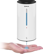 Dispensatore di sapone per parete automatico 850 ml in ABS - Dispensatore di disinfettante liquido per mani - 5 livelli regolabili - Per istituzioni commerciali o toilette domestica