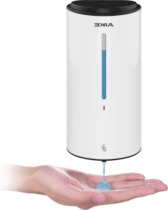 Dispensatore di sapone per parete automatico 850 ml in ABS - Dispensatore di disinfettante liquido per mani - 5 livelli regolabili - Per istituzioni commerciali o toilette domestica