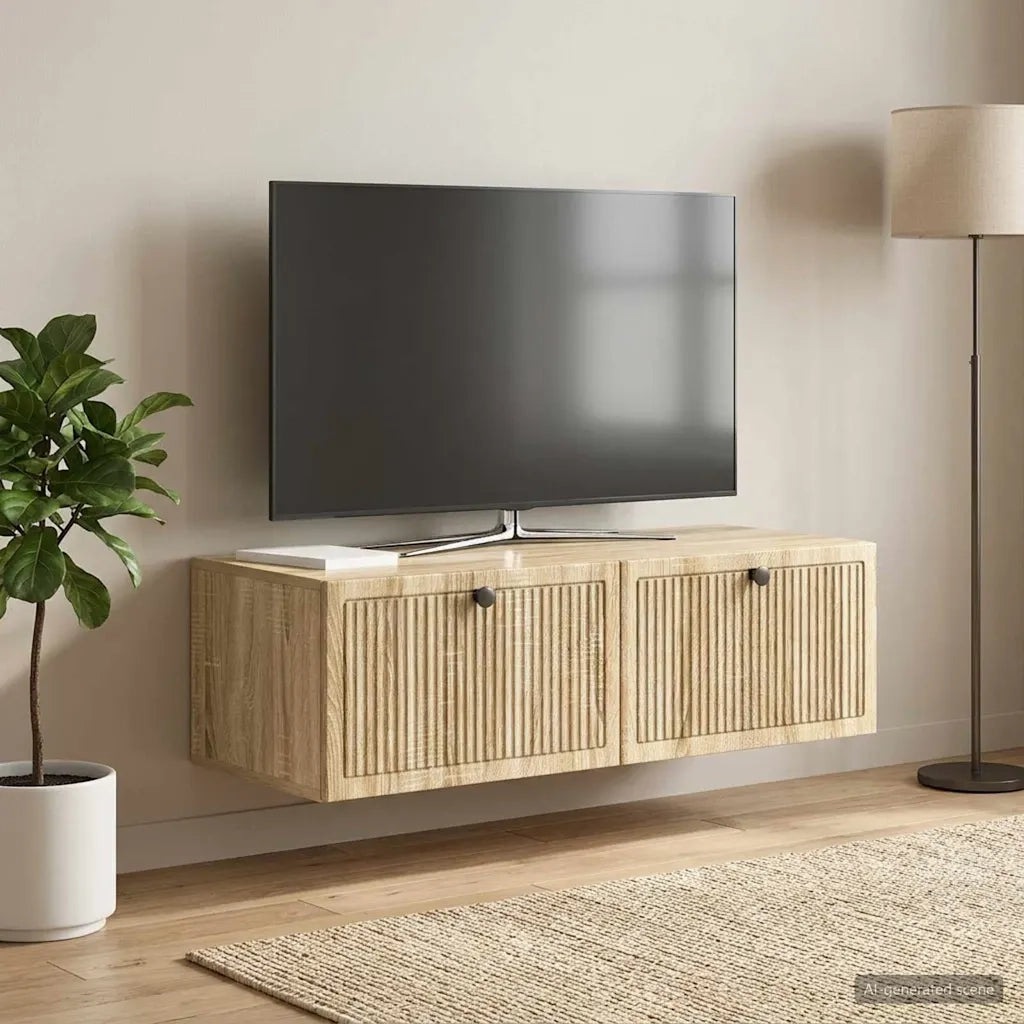 Mobile Porta TV da Muro Rovere Sonoma 98 x 41 x 30 cm 898017