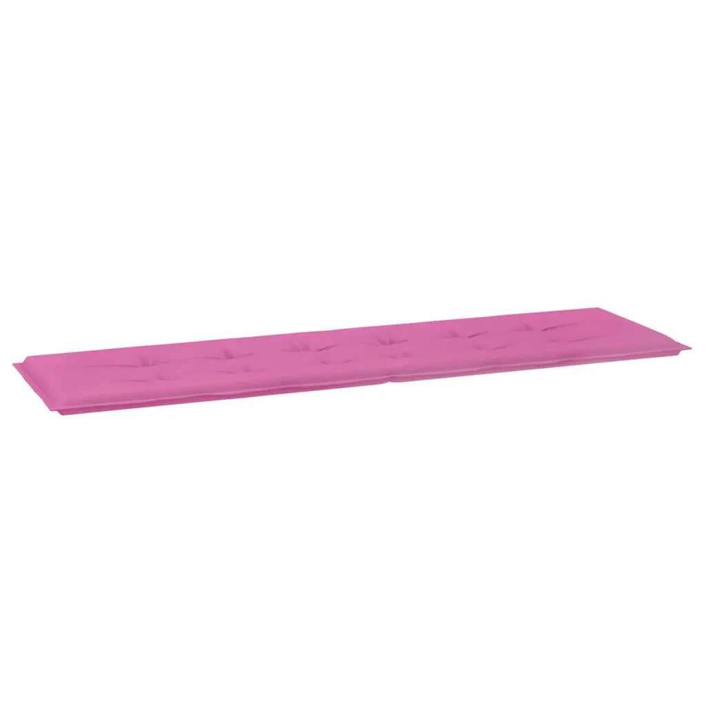 vidaXL Cuscino per Panchina da Giardino Rosa 180 x 50 x 4 cm