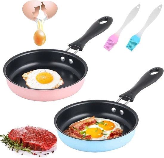 Mini Pannine per Braciole - Resistente al Calore - 2 pezzi - Acciaio Inossidabile - 12 cm