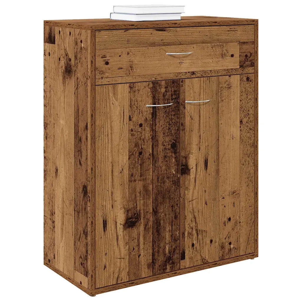 Credenza | Madia | Buffet da pranzo | Armadio da pranzo Legno Antico 60x30x75 cm in Legno Multistrato