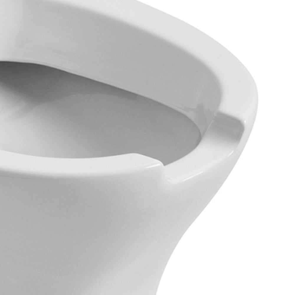 Wc filomuro con apertura frontale h 47 in ceramica bianco Evolution Sanitosco