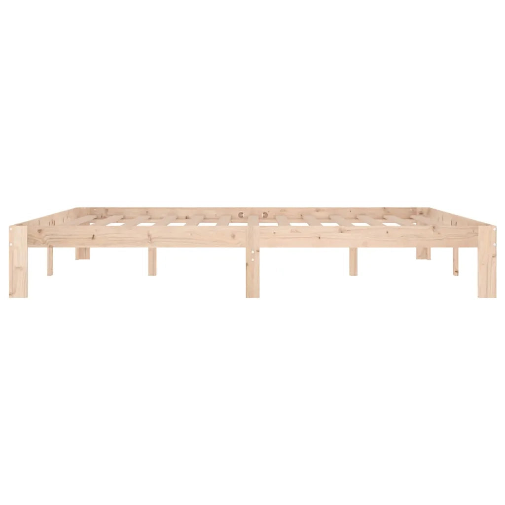 Letto matrimoniale | Letto per adulti | Giroletto in Legno Massello 180x200 cm Super King