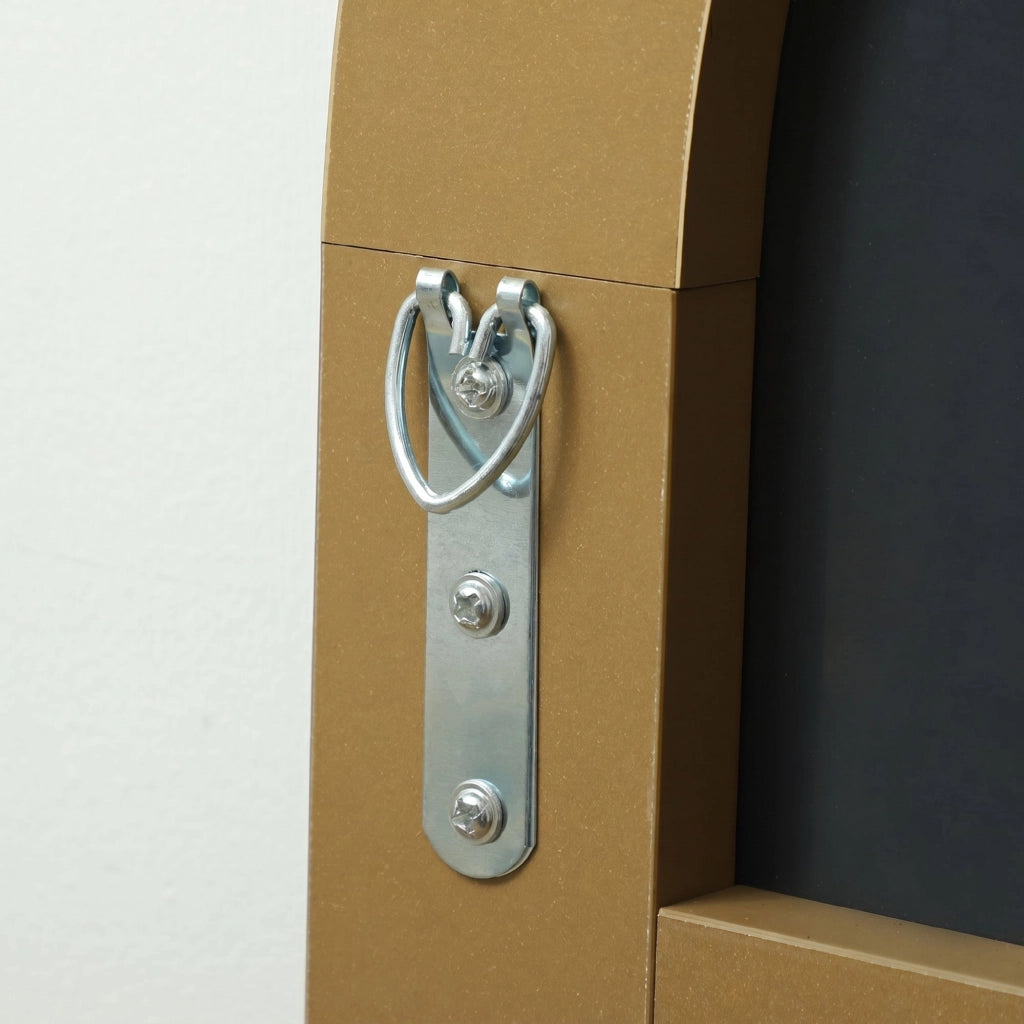 Specchio da Parete Arcuato 150x50 cm ¨C zephmum ¨C Dorato