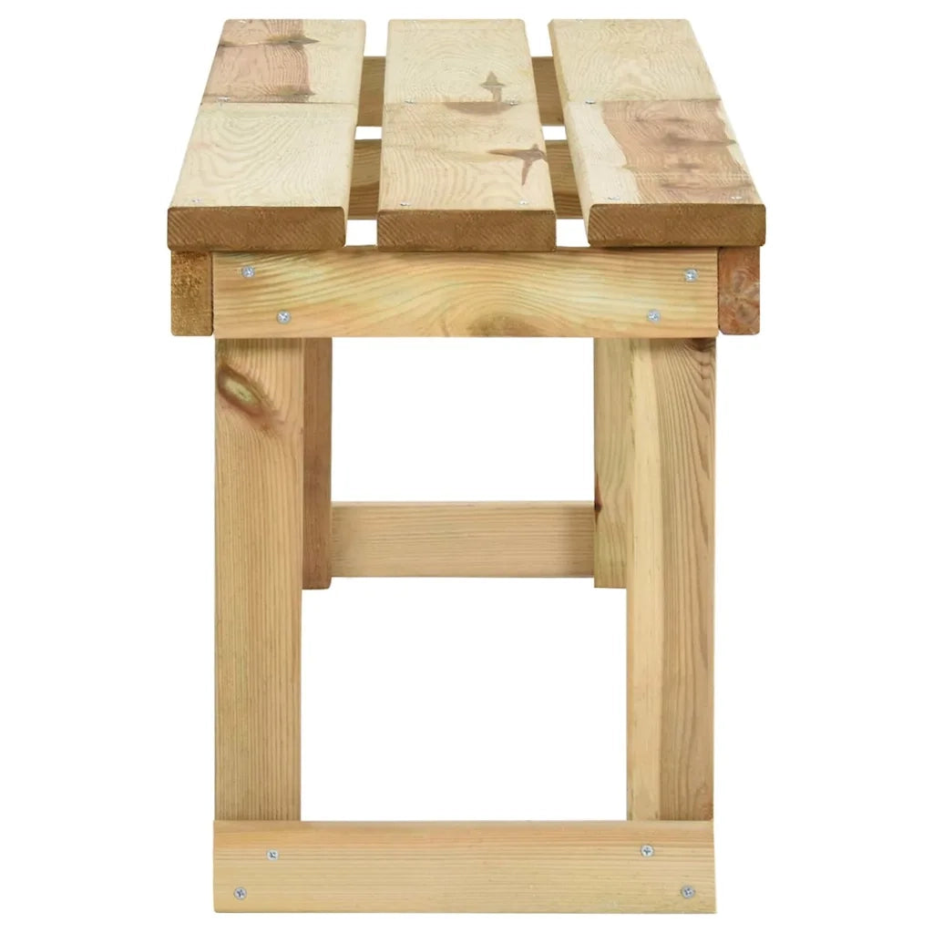 Panchina da Giardino | Panca da Giardino 140 cm in Legno di Pino Impregnato