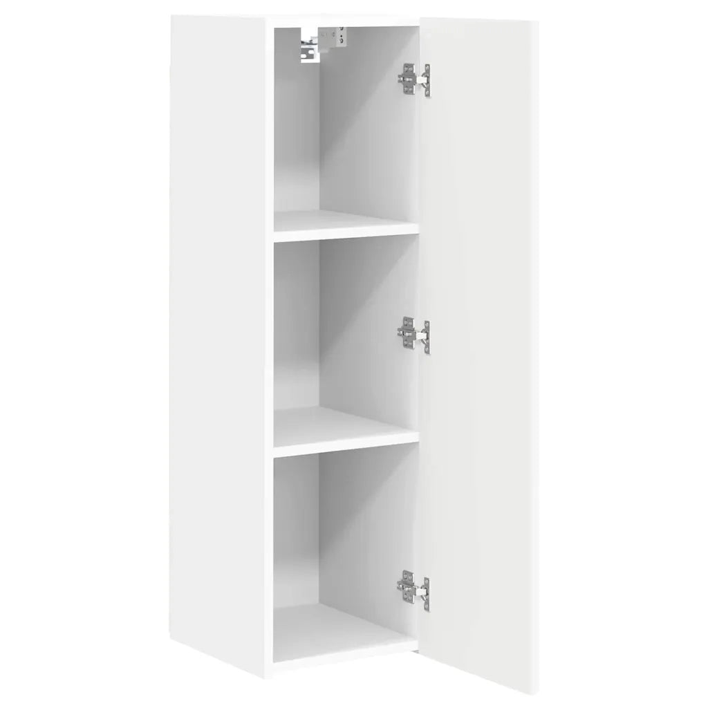 Mobile TV da parete 2 pz-Set di 2 Mobile TV a Muro-Credenza TV Bianco 30 x 31 x 100 cm