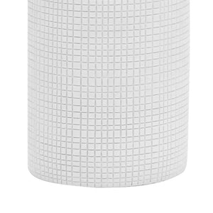 Dispenser serie next, color bianco con particolare lavorazione quadrettata