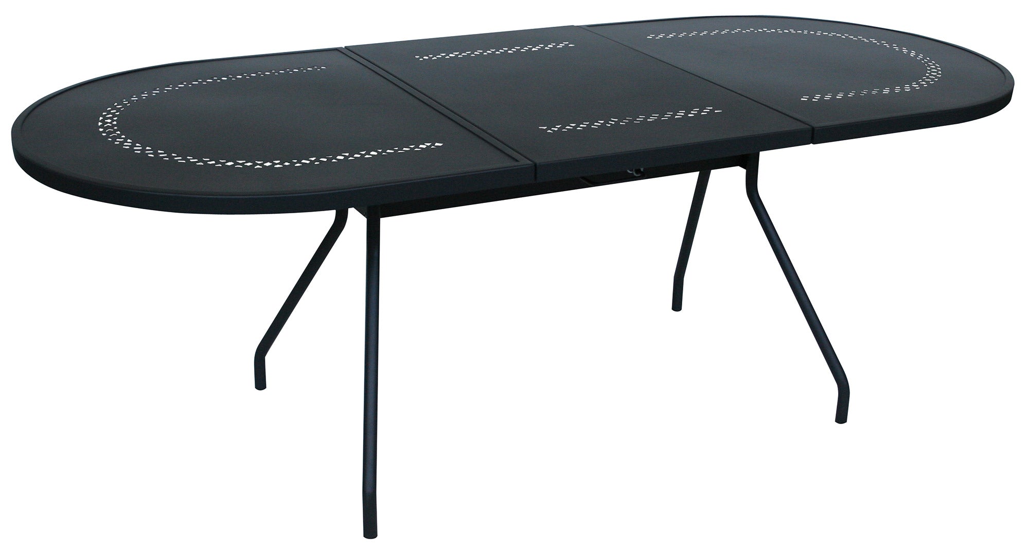 Tavolo da Giardino Allungabile 160/220x95x76 cm in Acciaio RD Italia Reef 160 Antracite