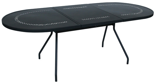 Tavolo da Giardino Allungabile 160/220x95x76 cm in Acciaio RD Italia Reef 160 Antracite
