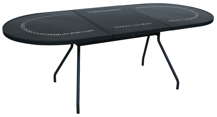 Tavolo da Giardino Allungabile 160/220x95x76 cm in Acciaio RD Italia Reef 160 Antracite