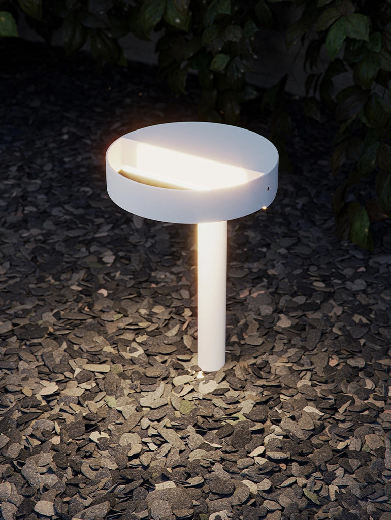 Base Mini Suolo 30cm per Clos - Accessorio per Applique LED Esterna Corten, Struttura in Alluminio IP65 IK08 - Beneito & Faure