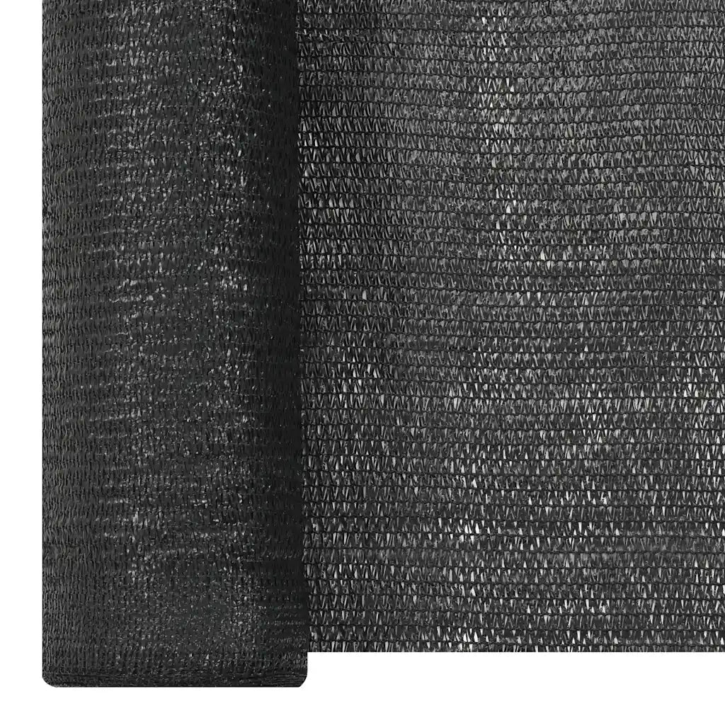 Rete per Privacy Nera 1,5x25 m in HDPE 150 g/mÂ²