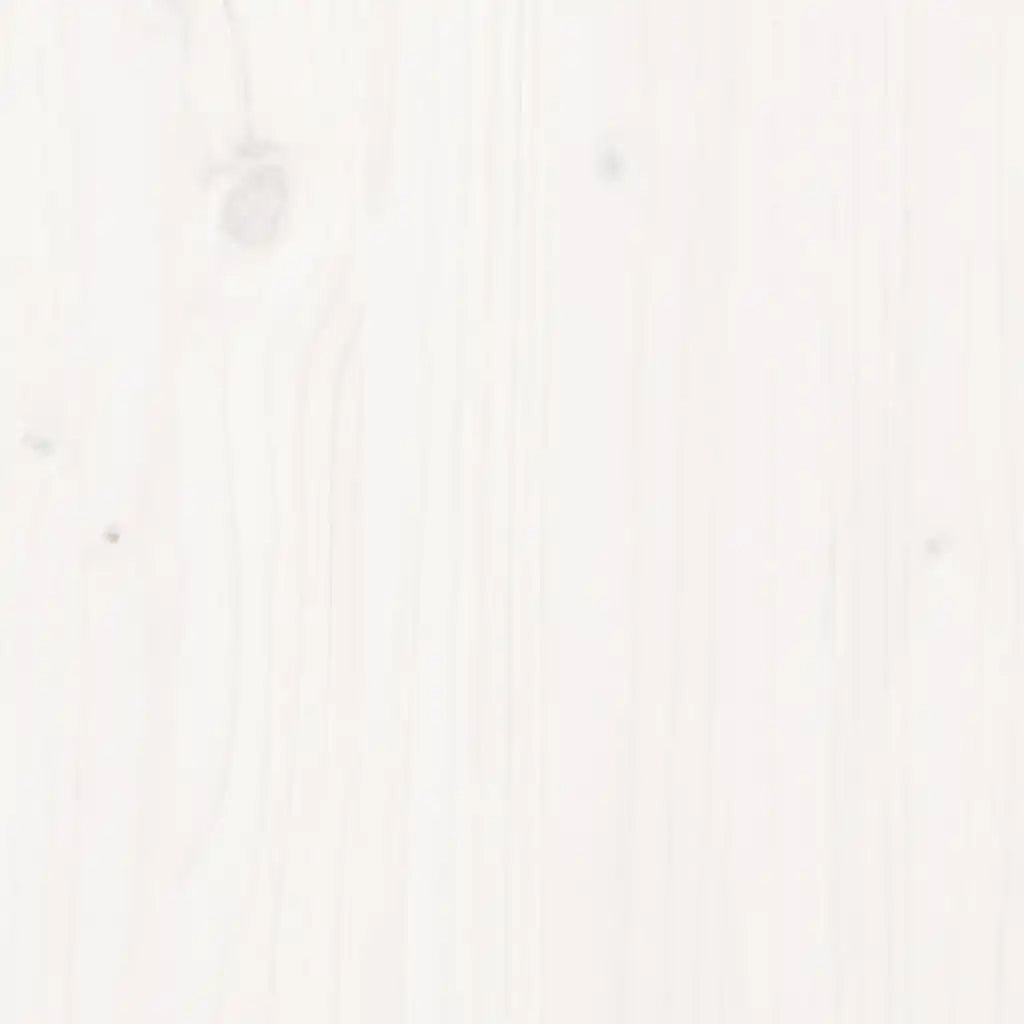 Giroletto senza Materasso Bianco 180x200 cm Legno Massello Pino 3323252