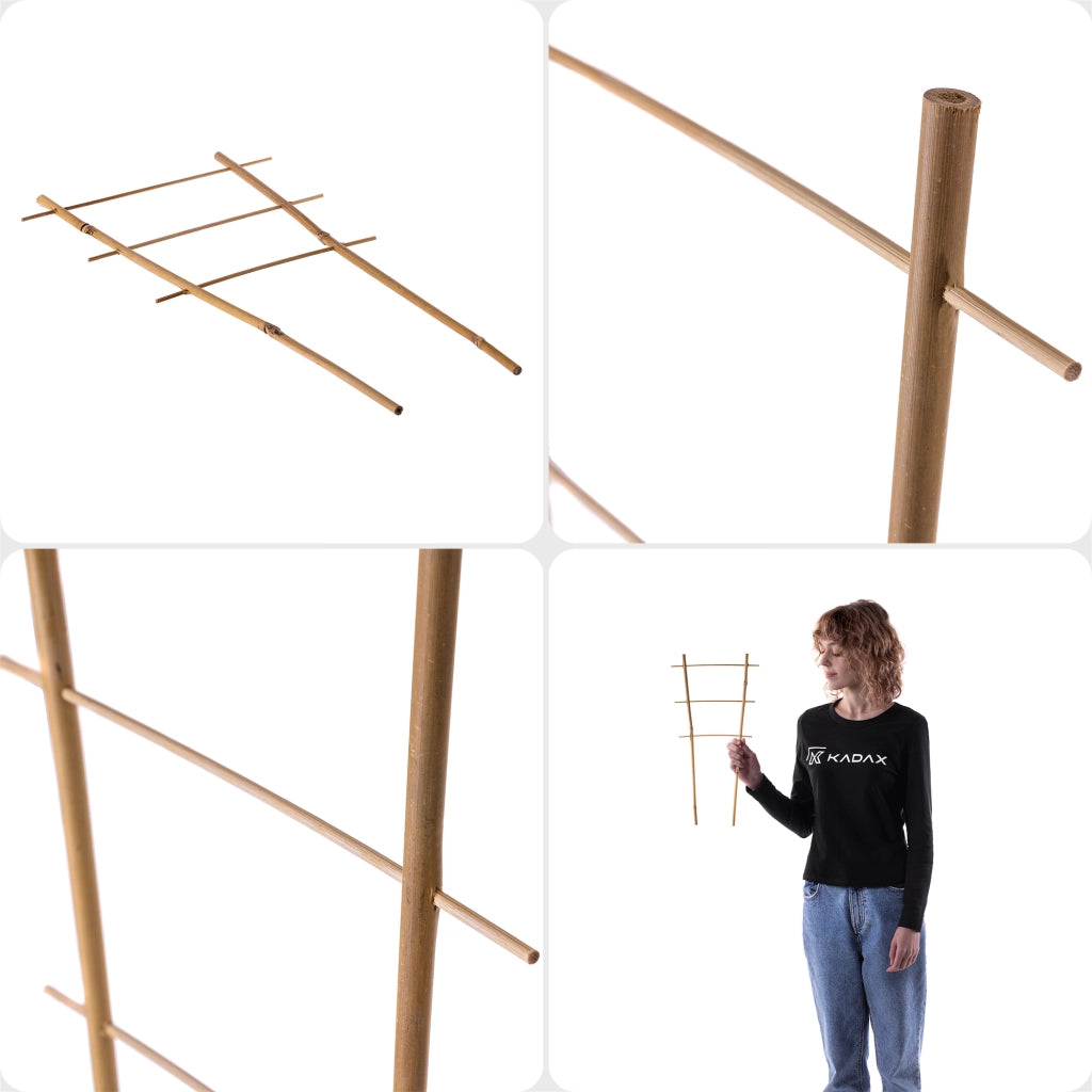 KADAX Drabinka bambusowa podwójna 45cm BAM3106 pak