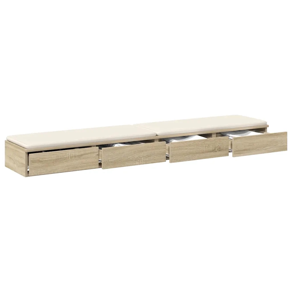 Cassetti per letto Rovere Sonoma 180 x 36,5 x 16,5 cm 866981