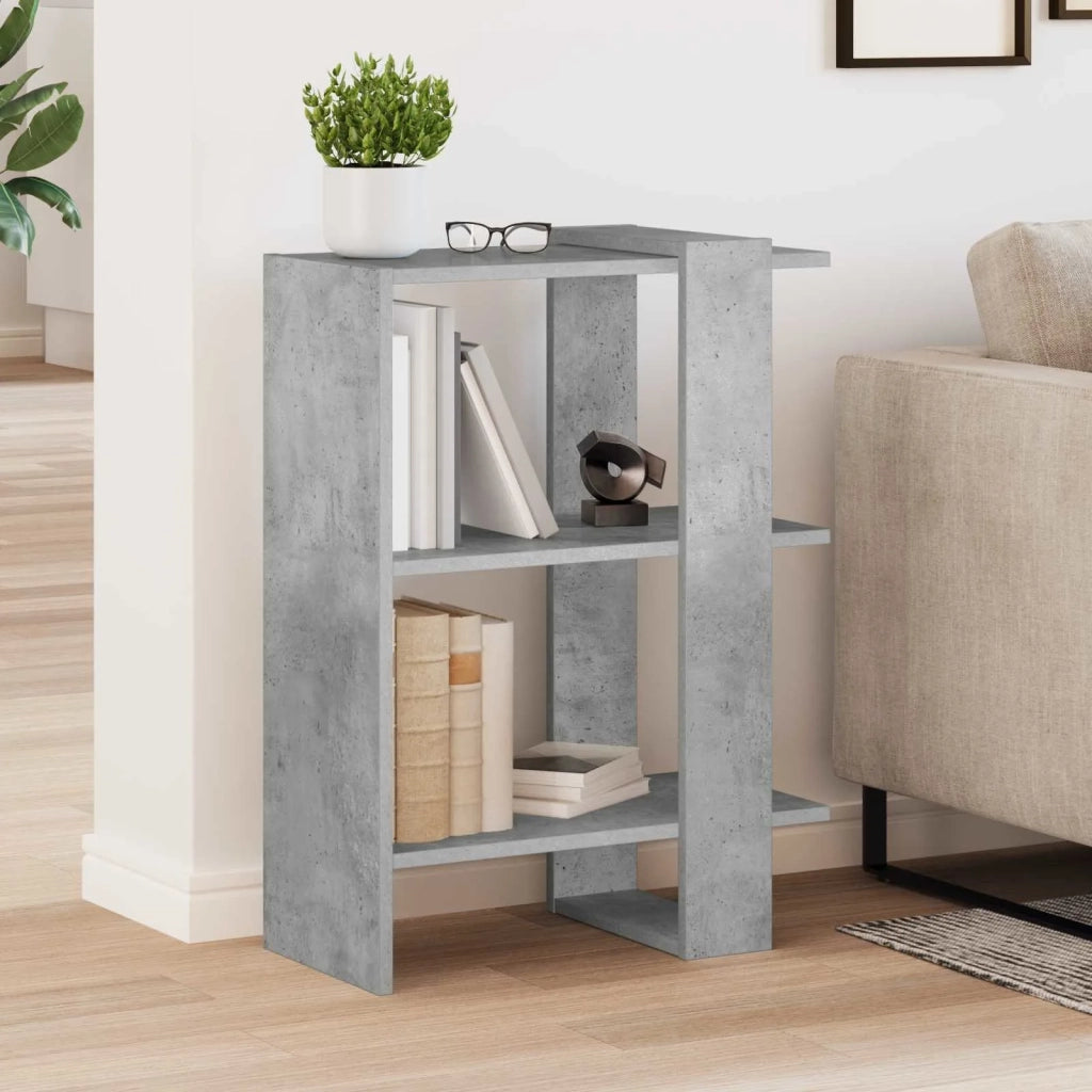 Libreria Grigio cemento 52 x 25 x 71,5 cm Legno multistrato