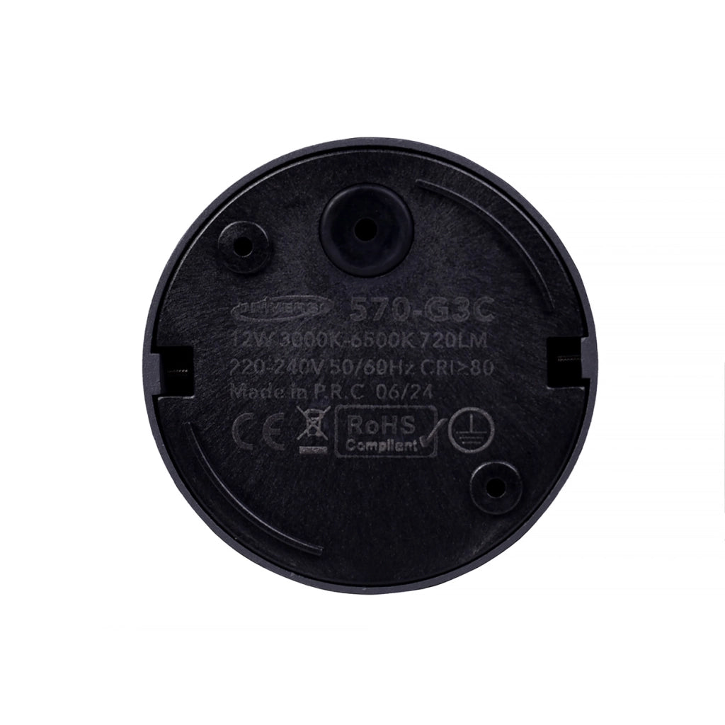APPLIQUE LED DA ESTERNO 12W CON CCT SWITCH - ILLUMINAZIONE REGOLABILE A 3 TEMPERATURE DI COLORE IP54 DESIGN MODERNO IN ALLUMINIO