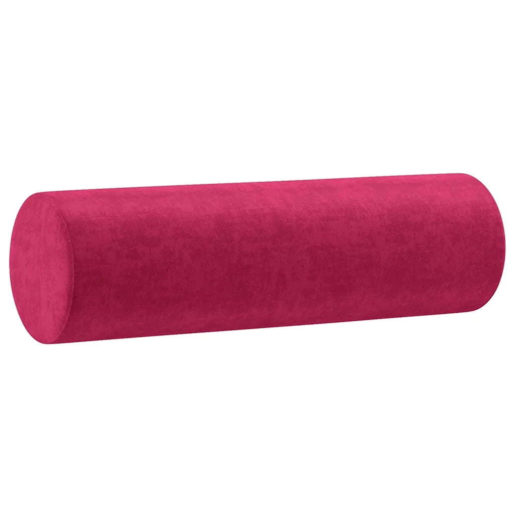 Cuscini Decorativi 2 pz Rosso Vino ?15x50 cm in Velluto CFW2658222