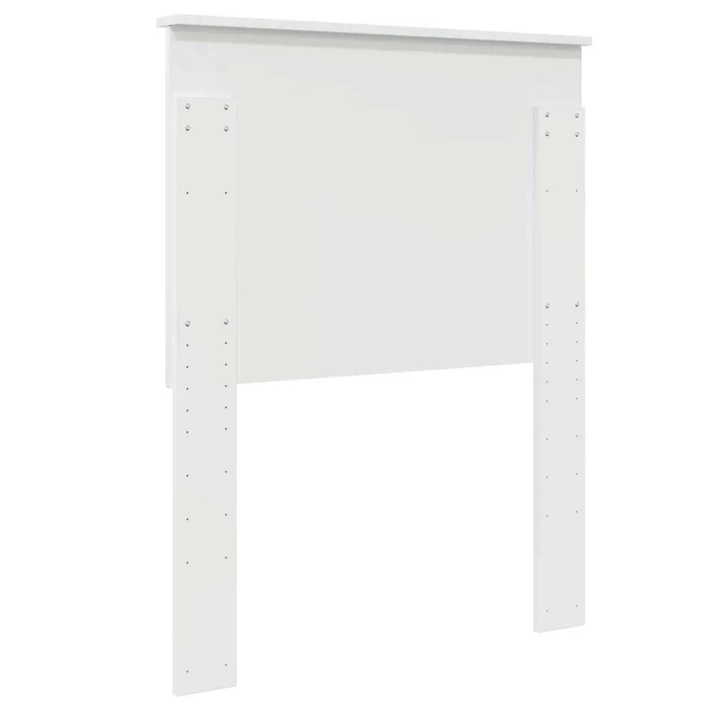 Testiera-Testata-Testiera Decorativa Bianco Lucido 75 cm Legno multistrato 979073