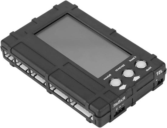 Balanciatore e Ricaricatore 3 in 1 con Grande Schermo per Contatore di Tensione Batteria RC - Balanciatore Ricaricatore - Verificatore di Batteria Lithio per Batterie 2-6S Li-Po/Li-Fe