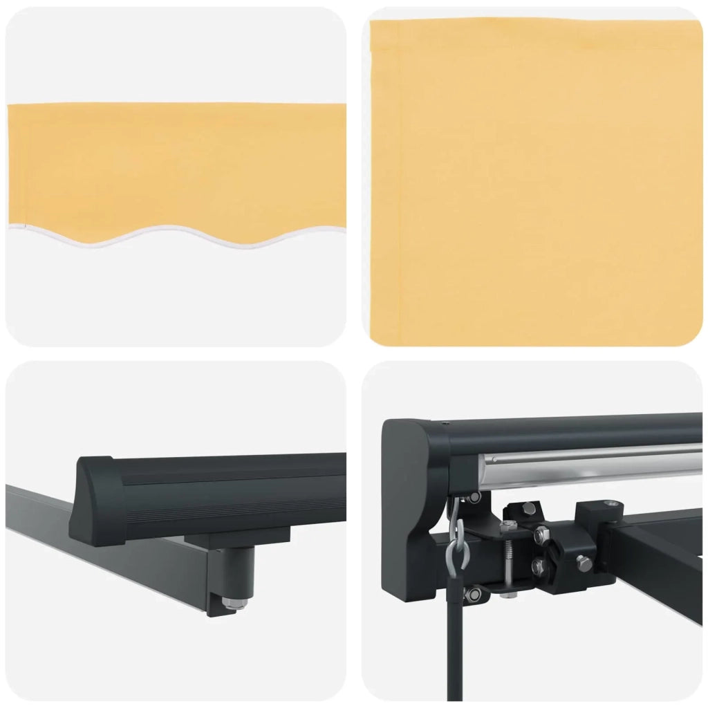 Tenda retrattile manuale Sabbia 4,5 × 3,5 m 3426295