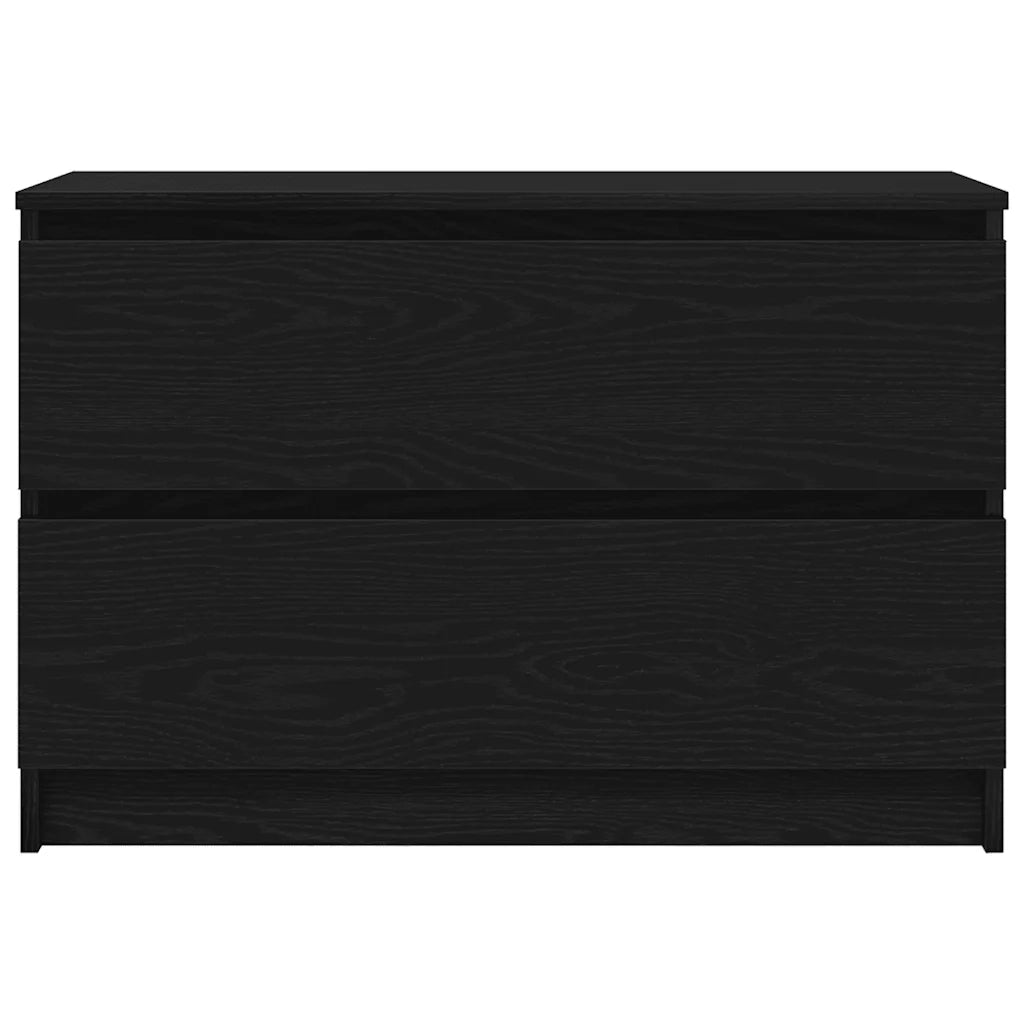 vidaXL Mobile Porta TV Nero 80x35x54 cm in Legno Multistrato