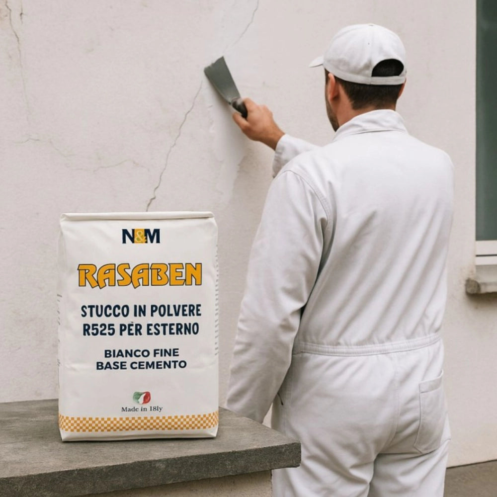 Durifiller stucco francese in polvere per esterni di alta qualità *** formato 1 kg, confezione 1
