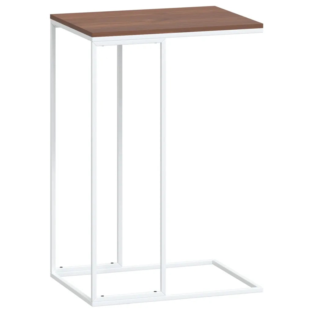 Tavolino da Salotto Bianco 40x30x59 cm in Legno Multistrato 343094