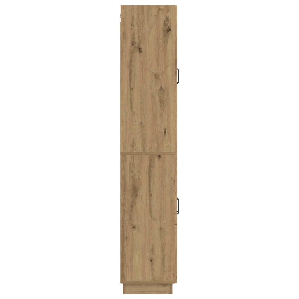 Set di armadi 2 pcs Rovere Artigianale Legno ingegnerizzato