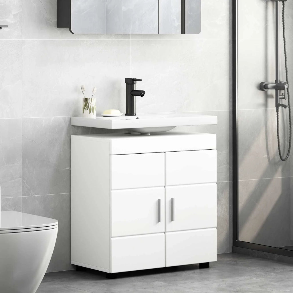Set di Armadi da Bagno TULUM Bianco 60 x 34 x 63 cm 880321