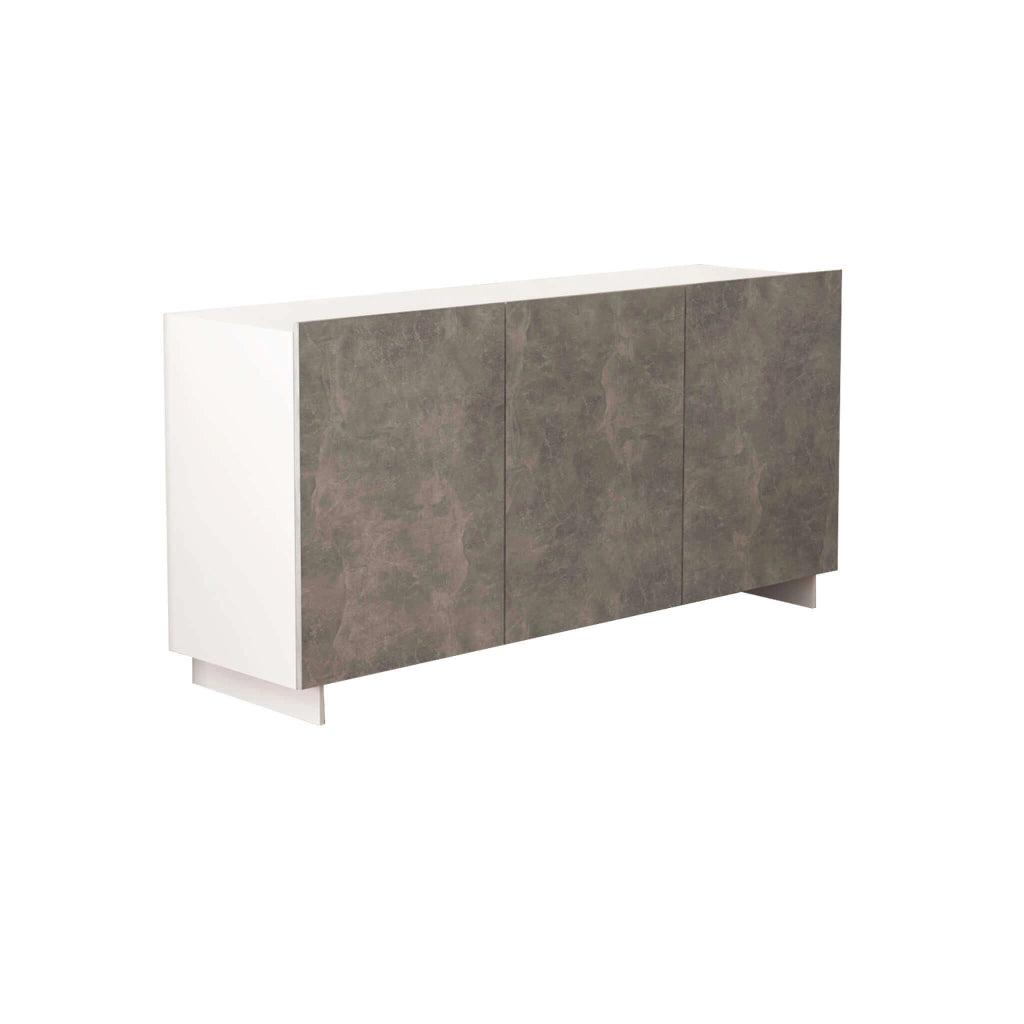 Madia Moderna 3 ante in Legno Composito cm 150x40x76 - ABEL