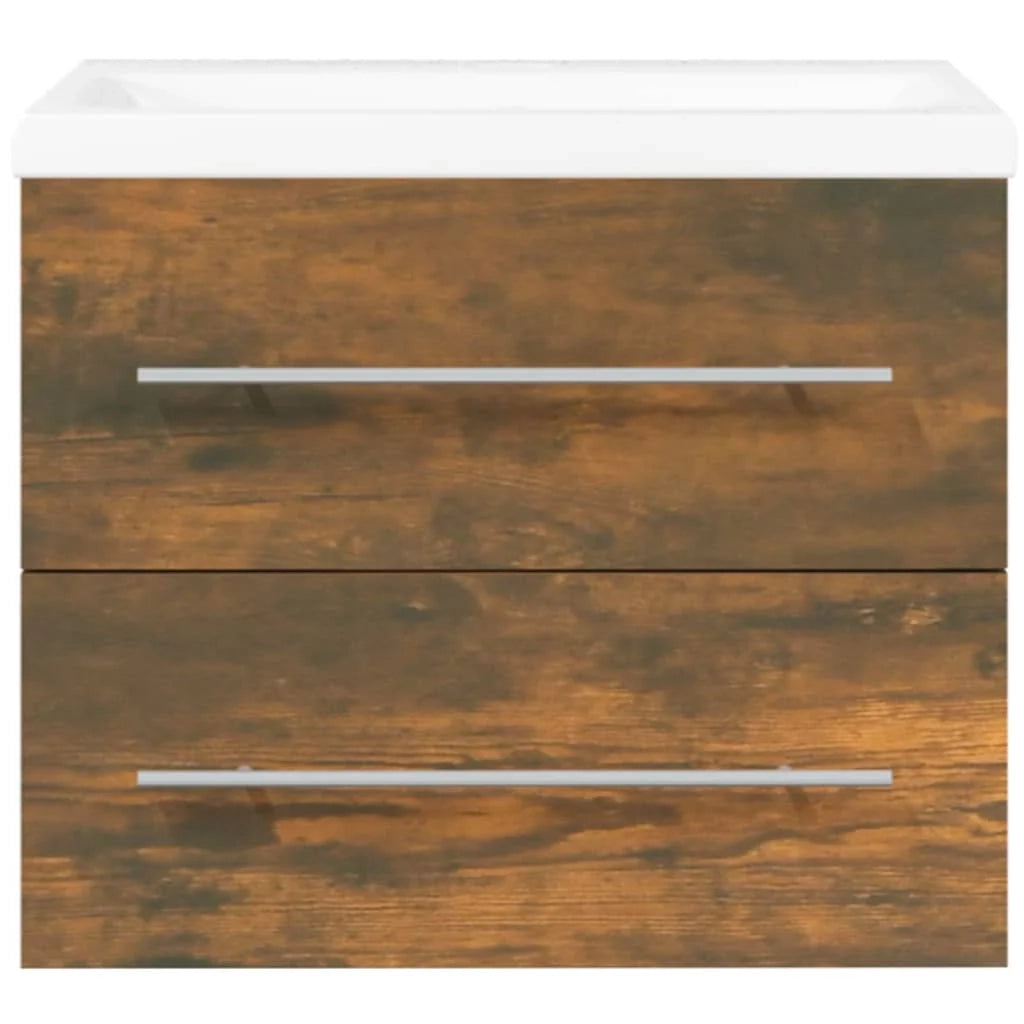 Mobile lavabo con lavabo integrato legno ingegnerizzato rovere affumicato 02_0006869