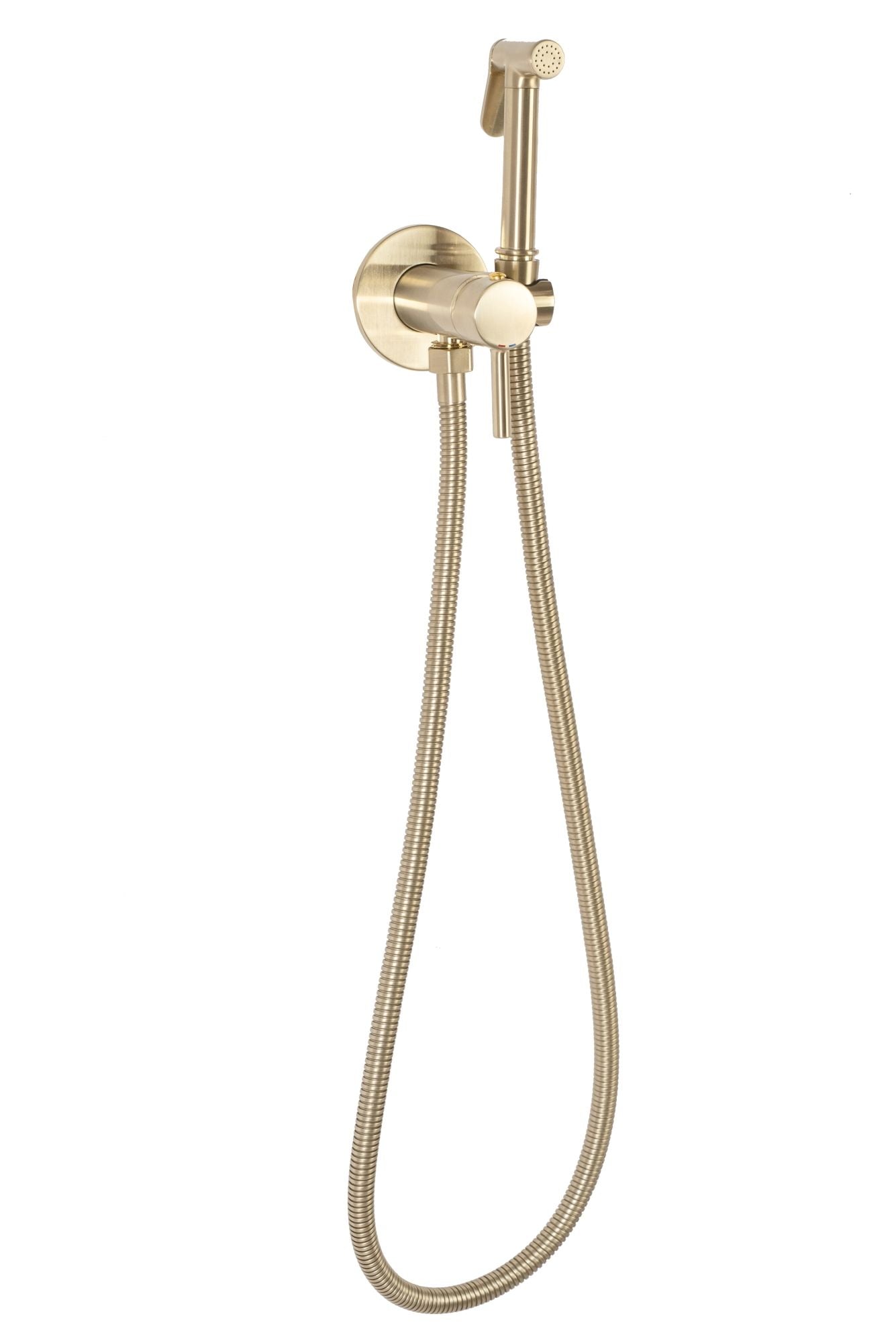 Rubinetto Bidet Rea Lungo Loop Gold Brush