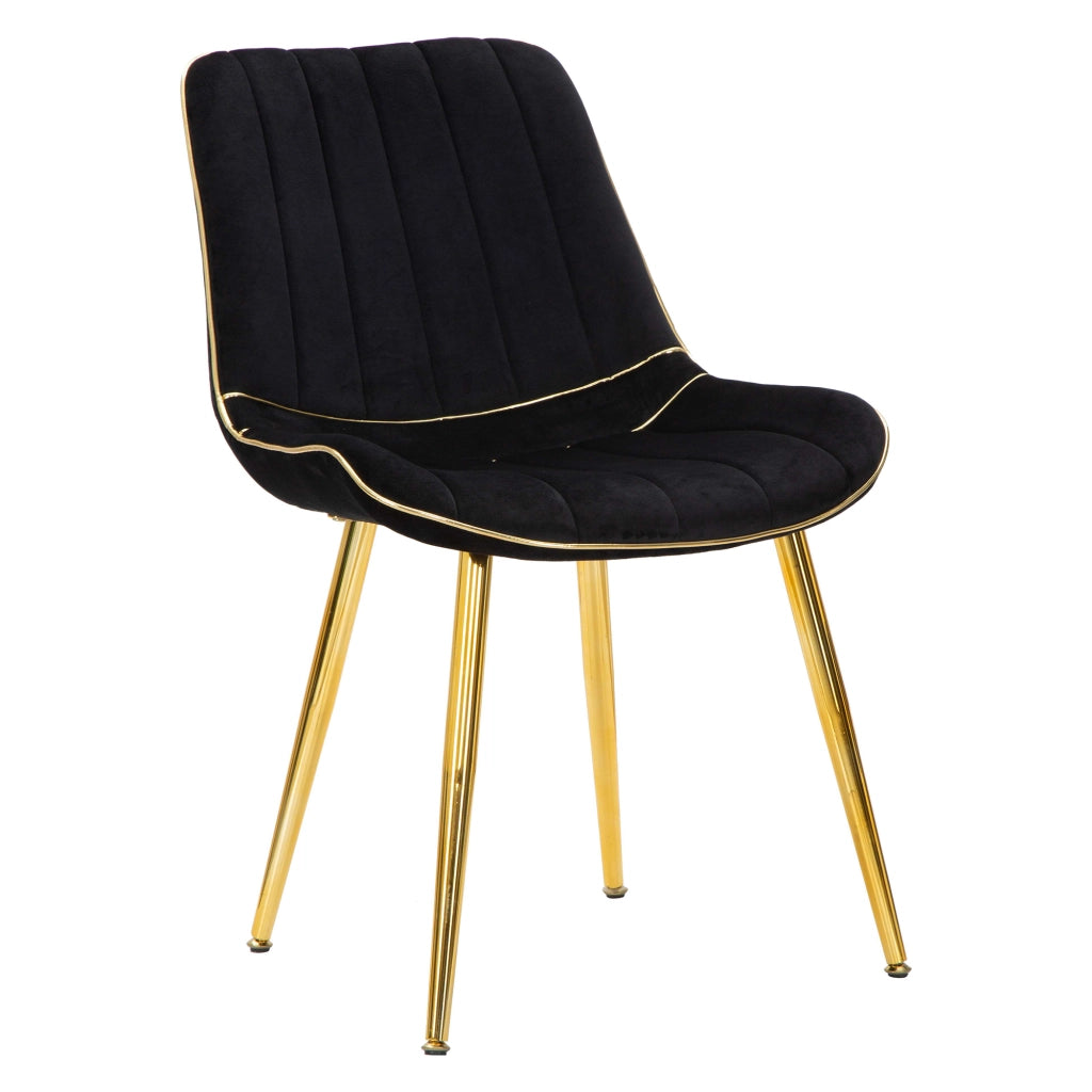 Poltroncina Ribe, Poltrona set da 2, 51x59x79h cm Nero