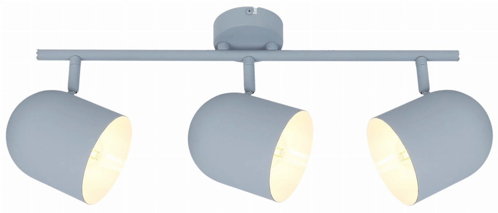 Candellux Azuro 93-63229 spot da soffitto grigio 3xE27