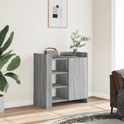 Credenza-Buffet-Armadio da cucina Grigio Sonoma 73,5x35x75 cm in Legno Multistrato 146093