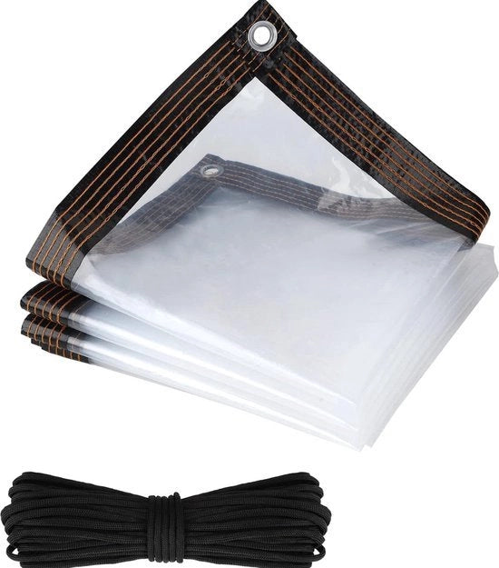 Tela di copertura - Copertura - Imbottita - Tela trasparente - Lavabile - 2x2 - Resistente ai raggi UV - Translucida